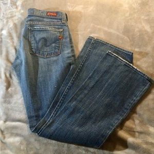 CITIZENS OF HUMANITY KELLY Stretch #001 LOW WAIST BOOT CUT